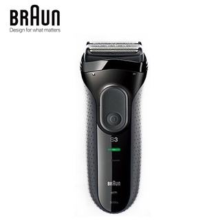 เครื่องโกนหนวดไฟฟ้า Braun Series 3 3000S Mens Electric Razor 3 Independently Floating Shaving Elevments Dry &amp; Wet