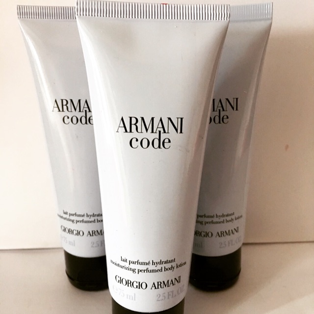 armani code body lotion
