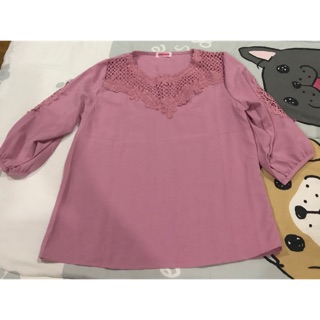เสื้อผ้าชีฟอง สีชมพู