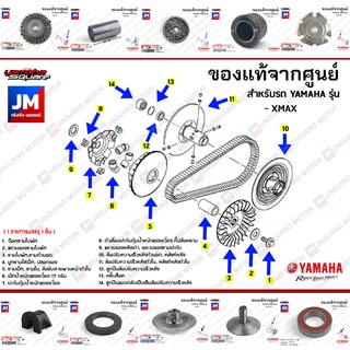 B74 B5X ชุดห้องสายพาน ชามหน้า ล้อขับ ชามหลัง (ฺฺB74) เเท้ศูนย์ YAMAHA XMAX XMAX300 2017-2023