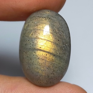 พลอย ลาบราโดไรท์ ธรรมชาติ แท้ หินพ่อมด ( Natural Labradorite ) หนัก 18.12 กะรัต