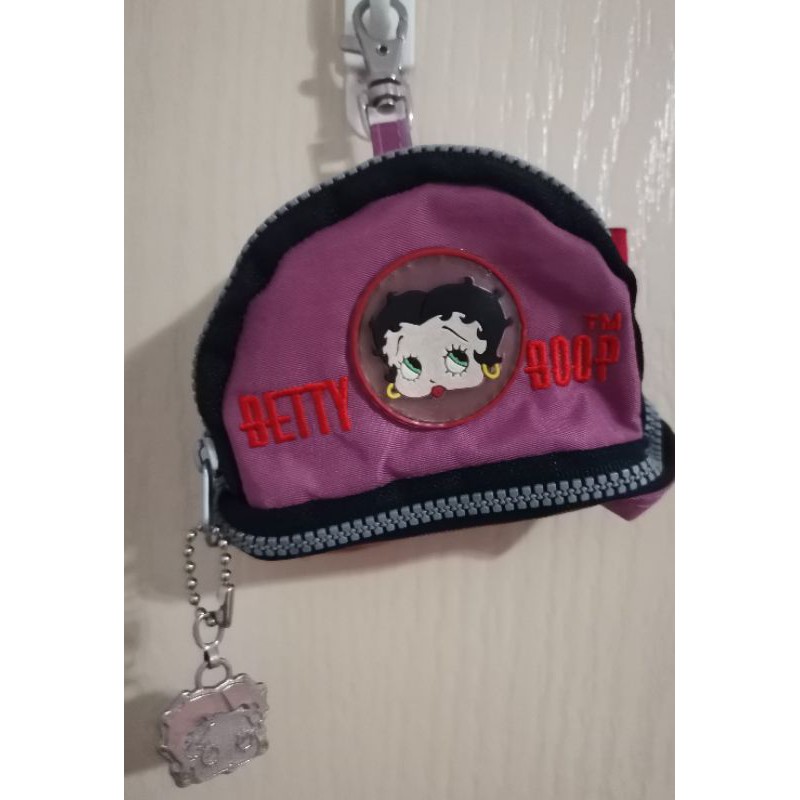 Betty Boop กระเป๋า​สตางค์​ สีเลือด​หมู​