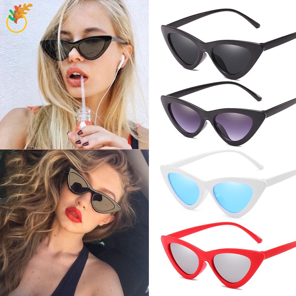 【COD Tangding】Summer UV Protection Cat Eye Sunglasses Sunnies Unisex Cool Popular