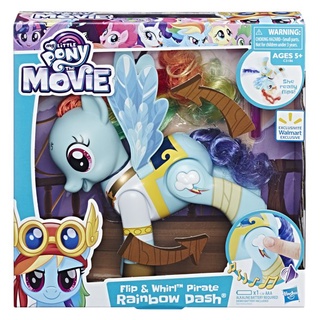 My Little Pony the Movie Flip &amp; Whirl Pirate Rainbow Dash C3186 โมเดลตุ๊กตาโจรสลัด ของเล่นสําหรับเด็ก