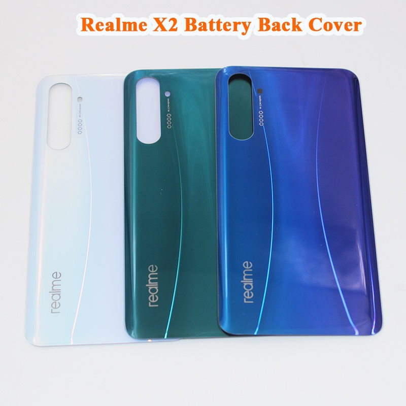 ฝาครอบแบตเตอรี่ ด้านหลัง สําหรับ OPPO realme X2 realme xt