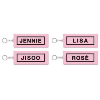 OFFICIAL BLINKJAPAN - BLACKPINK NAMETAG KEYCHAIN