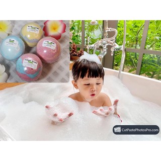 Bath Bomb สบู่ทำฟอง สูตรอ่อนโยนเด็กใช้ได้ บำรุงผิว Bubble Bath บับเบิ้ลบาธ บาธบอม ตัวทำฟอง สบู่แช่ตัว สบู่แช่อ่าง