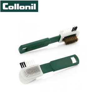 COLLONIL COMBI BRUSH โคโรนิล คอมบิ บรัช แปรงขนลวด สำหรับการทำความสะอาดรองเท้าหนัง Nubuk และ Suede