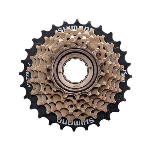 เฟืองเกลียว shimano tourney MF-TZ500 14-28 7สปีด