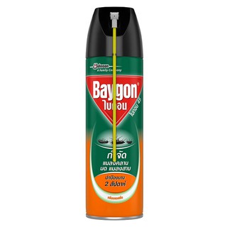 🔥HOT🔥 ไบกอน สเปรย์กำจัดแมลงคลาน กลิ่นบลอสซั่ม 300 มล. BAYGON Crawling Insect Killer Spray Blossom Scent 300 ml.