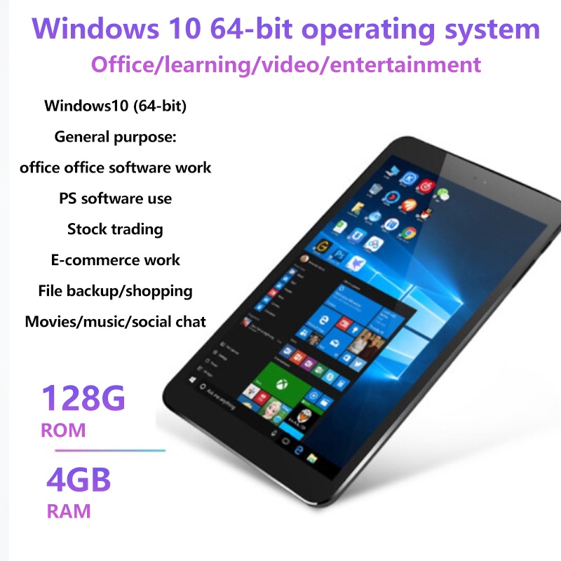 Nextfun 2-in-1 แท็บเล็ตพีซีหน้าจอ 8 นิ้วสําหรับแท็บเล็ตพีซี CPU 4 ...