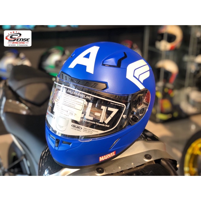 หมวกกันน็อค HJC CL-17 Captain America MARVEL