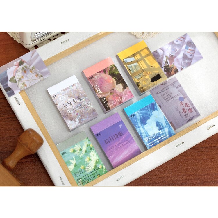 Journamm สติ๊กเกอร์ Washi สําหรับติดตกแต่งสมุดโน้ต 50 ชิ้น