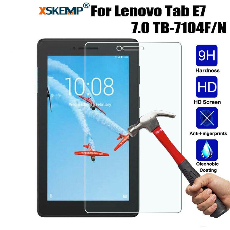 ฟิล์มกระจกนิรภัยป้องกันหน้าจอสําหรับ Lenovo Tab E7 Tab E8 Tab E10 Tab M10
