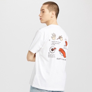 Uniqlo เสื้อยืดแขนสั้น พิมพ์ลายมิกกี้เมาส์ ไดนามิก แฟชั่นสําหรับผู้ชาย และผู้หญิง