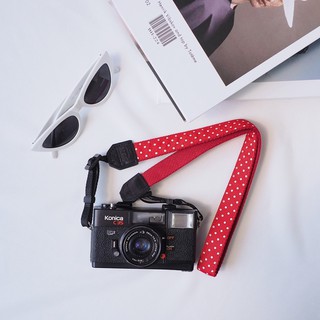 Polka Dot สายสะพายกล้อง  Camera Strap - Small Size(1")สายคล้องกล้อง