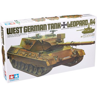 Tamiya 1/35 TA35112 WEST GERMAN TANK &amp; LEOPARD A4