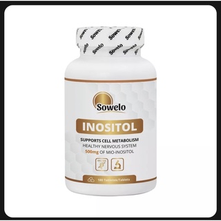 Inositol Capsules, 500 mg, 100 Capsules  ช่วยเร่งกระบวนการเผาผลาญไขมันและคอเลสเตอรอล