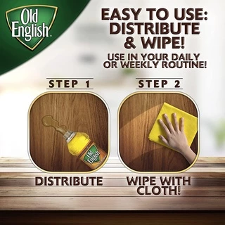 Old English Lemon Oil โอลด์อิงลิช น้ำมันทำความสะอาดและขัดเงาเฟอร์นิเจอร์ไม้ 473 มล.