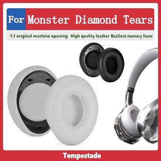 แผ่นฟองน้ําครอบหูฟัง แบบเปลี่ยน สําหรับ Monster Diamond Tears