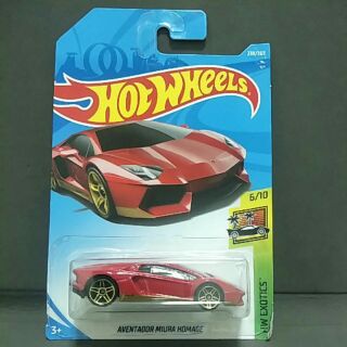 รถเหล็ก Hot wheels AVENTADOR MIURA HOMAGE (ib31)#ib34