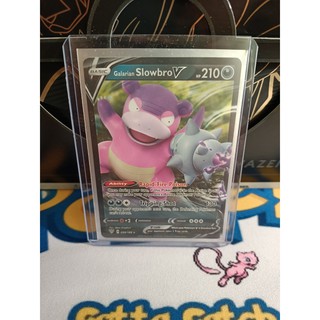 Pokemon Card "Galarian Slowbro V 099/189" ENG Darkness Ablaze