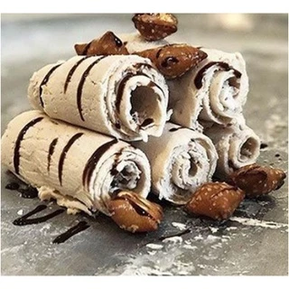 ผงไอศครีมผัด (สูตรผสมน้ำ/ผสมนม) รสนมสด กลิ่นวนิลา 500ก./1กก. (Fried ice cream powder,ผงไอติมผัด,ผงไอศกรีมผัดสำเร็จรูป)