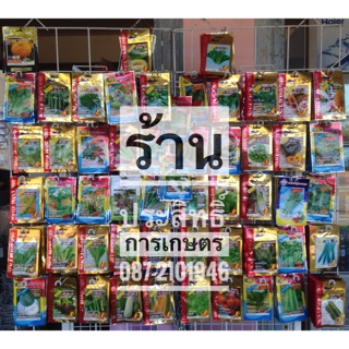 เมล็ดพันธุ์ผัก (กินใบ,ยอด) 10 แถม 1ซอง ยี่ห้อ เจียไต๋, ศรแดง, ปลาวาฬ, AAA ,333 เมล็ดผัก