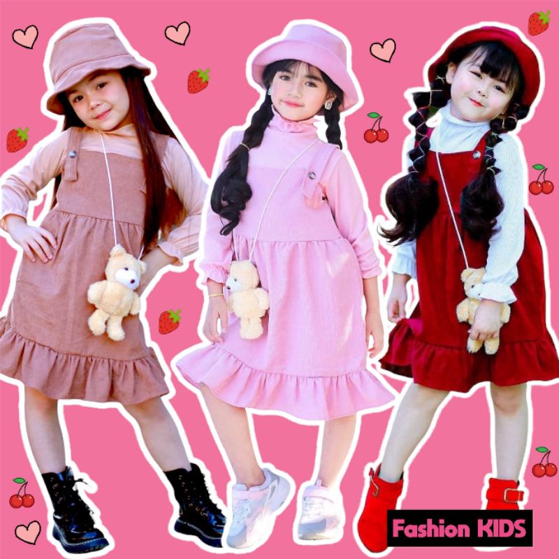 Ra // แฟชั่นเด็ก ชุดเซ็ตเด็ก ชุดเอี๊ยมเด็ก TEDDY BEAR