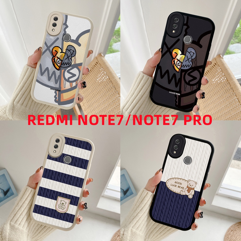 เคส Redmi Note 7 Note 7 Pro Redmi Note7 Note7 Pro เคสโทรศัพท์ซิลิโคนกันกระแทก หมีรุนแรง KLQ