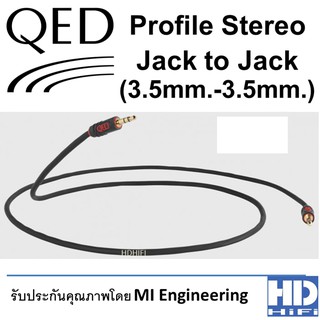 QED Profile Jack to Jack (3.5mm.-3.5mm.)