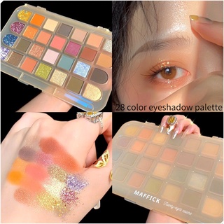 อายแชโดว์พาเลท เนื้อแมตต์ 28 สี เนื้อแมตต์ กันน้ํา ติดทนนาน สําหรับแต่งหน้า