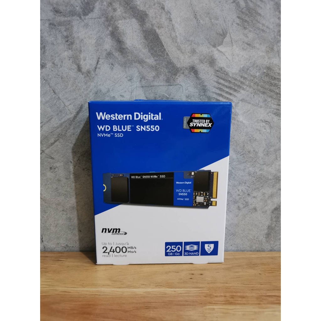 SSD M.2 PCIE 1TB PCIE WD BLUE SN550 NVME ประกันถึง พ.ค. 2569