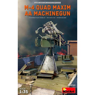 MiniArt 1/35 MI35211 M-4 QUAD MAXIM AA MACHINGUN