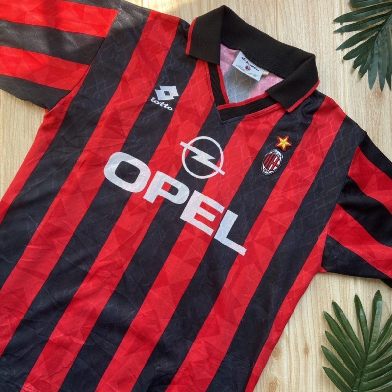 (เสื้อลิขสิทธิ์แท้)เสื้อบอลทีม Ac Milan 1997/98Player(M)