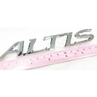 logo ALTIS ใส่ toyota corolla ALTIS โลโก้ ALTIS ชุปโครเมี่ยม