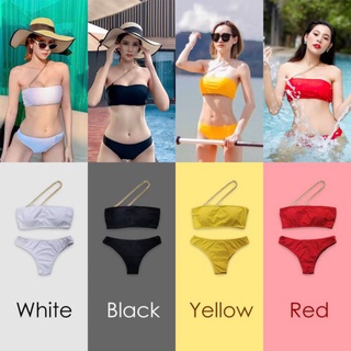 🌈(ใส่โค้ดWRPESW ลด20%) ⚡ชุดว่ายน้ำผู้หญิง บิกินี่ ทูพีช 👙•Shiny Collection • สินค้าพร้อมส่ง🇹🇭