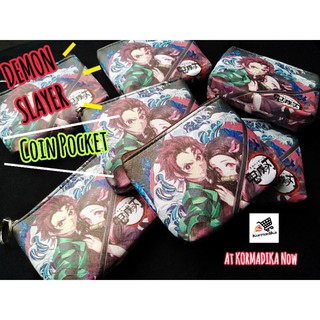 Demon Slayer Coin Pocket กระเป๋าตังค์​ กระเป๋าตัง กระเป๋าใส่เหรียญ​ กระเป๋าตัง ดาบพิฆาต​อสูร Demon Slayer Mini Wallet