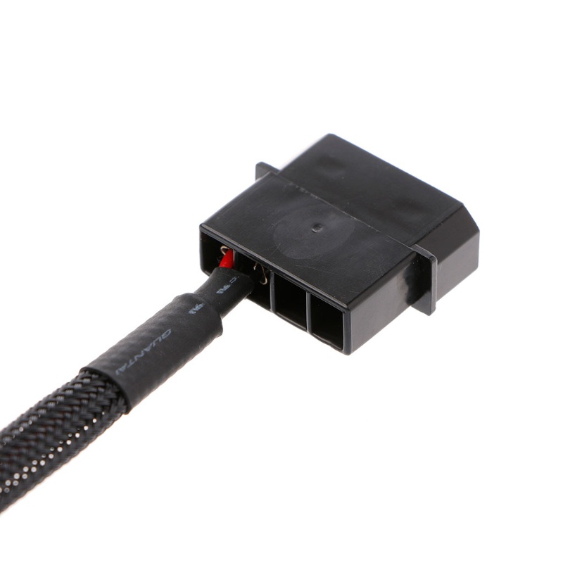 Ior 4-Pin Molex Male to 3-Pin/4-Pin PWM สําหรับเคสพัดลม อะแดปเตอร์เชื่อมต่อสายเคเบิ้ล 1 to 1 #7