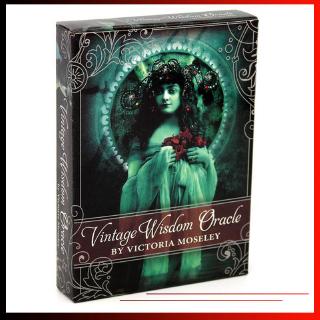 Vintage Wisdom Oracle Cardsการ์ดเกมภาษาอังกฤษวินเทจ