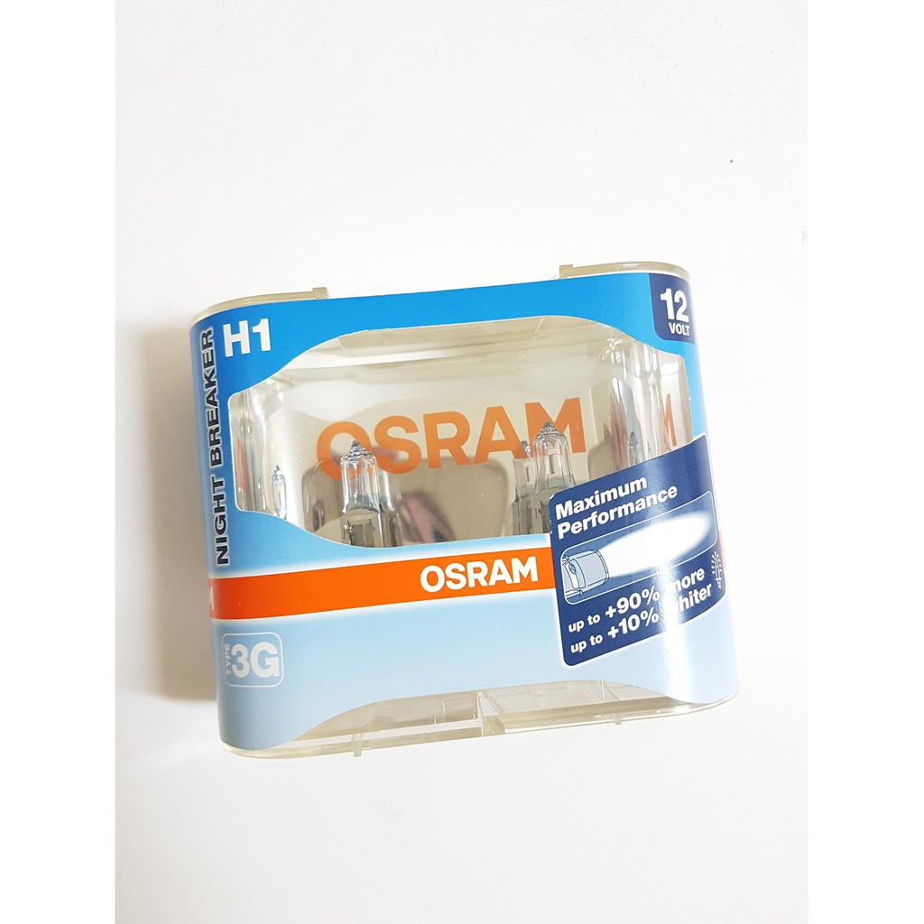 Osram Night Breaker Bulb with UV Filter - +ความสว่าง 0% H1 Type 3G
