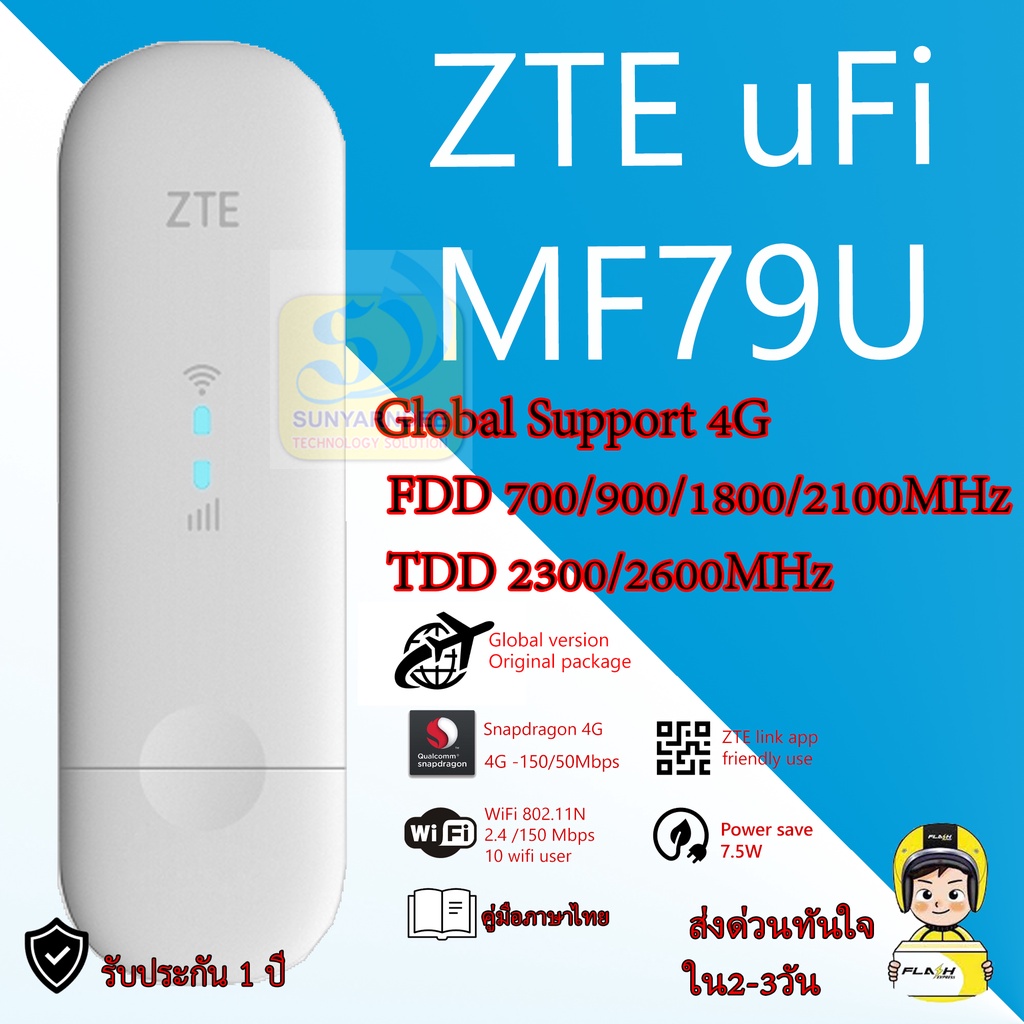ZTE UFi MF79U 4G WiFi USB stick Global ver.