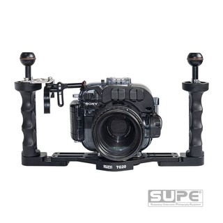 Supe double tray with trigger set สำหรับ Gopro, กล้อง compact หรือ mirrorless