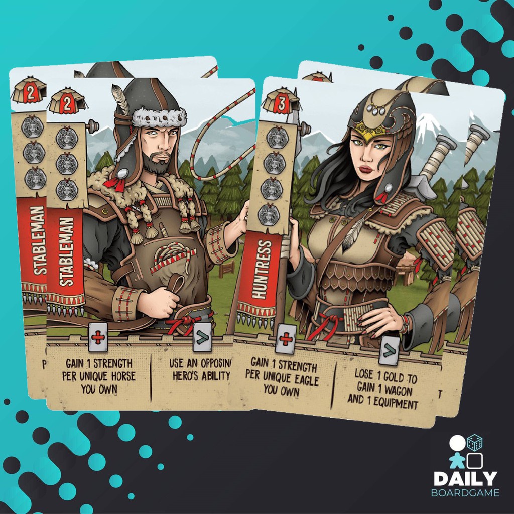 Raiders of Scythia : Huntress & Stableman [Boardgame][Promo]