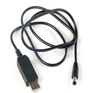 usb 5 v to 12 v dc แจ็ค 5 . 5 มม. x 2 . 1 มม. step - up พาวเวอร์โมดูลแปลงสายเคเบิ้ล