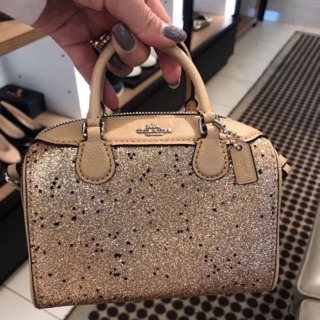 MICRO BENNETT SATCHEL WITH STAR GLITTER