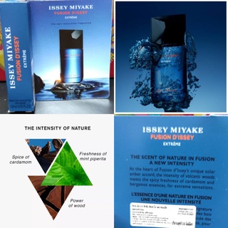 Vial หัวสเปรย์ Issey miyake fusion dissey extreme eau de toillet 0.8ml ป้ายไทย