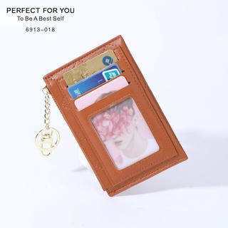 6913-018มาใหม่กระเป๋าสตางค์ใบสั้นใส่เหรียญได้คะใส่บัตรเครดิตได้คะForever Youngหนังนี้มกระเป๋าแฟชั่น พร้อมส่ง