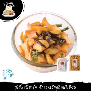 500G/PACK สลัดปลาหมึกปรุงรส BRAND "SHIMANTO" FROZEN SEASONED SQUID SALAD (IKA SANSAI)