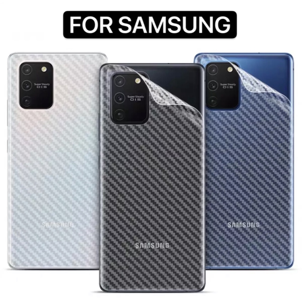 พร้อมส่ง ฟิล์มหลัง Samsung A51 A71 A10 A20 A30 A50 A70 A7 A9 2018 Note8 Note9 S10 J4 J6 plus ฟิล์มกันรอย เคฟล่า
